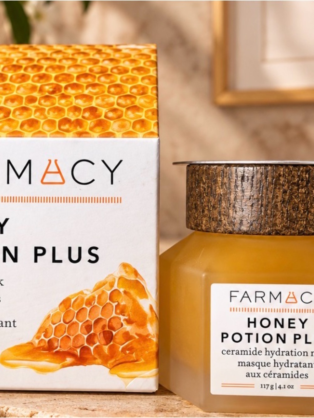 Farmacy Honey Potion Plus Hydration Mask Honey Ceramides Cica Face 4.1 oz NEW